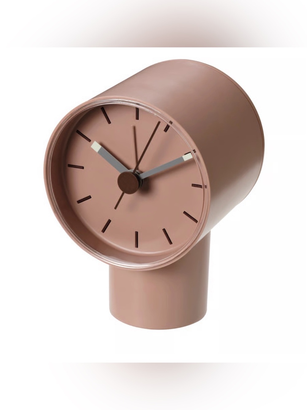 IKEA BONDTOLVAN Alarm clock, analog/pale pink